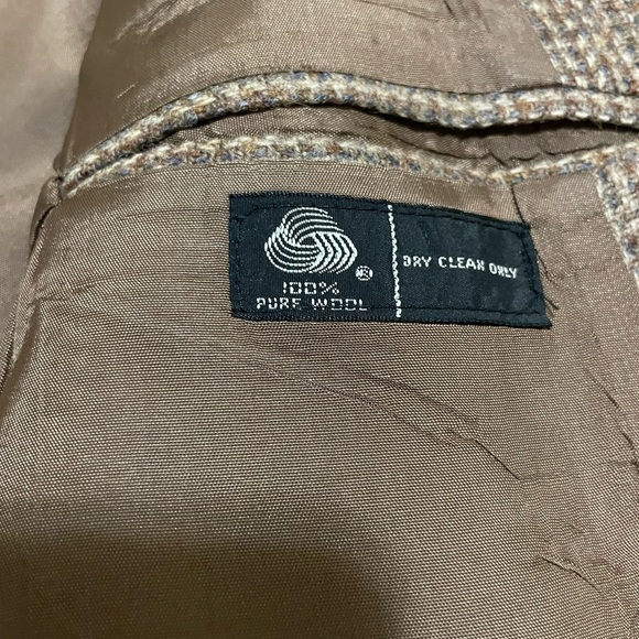 Levi's Classic Gray/Brown Blazer with Elbow Patches - Picture 3 of 4